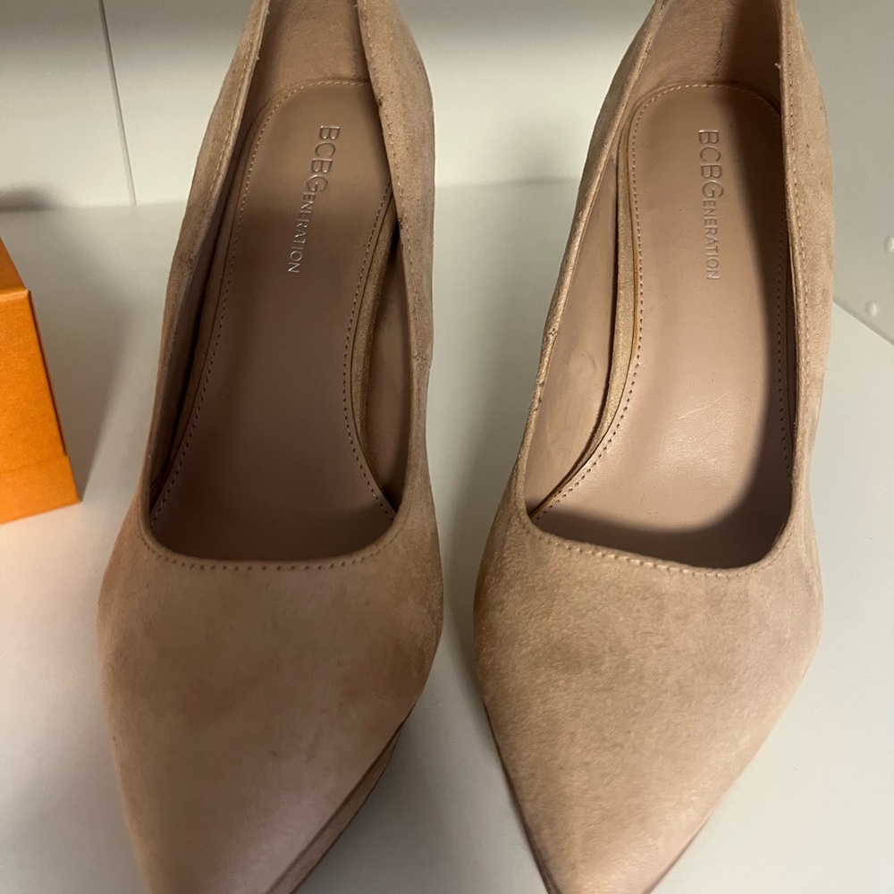 Bcbgeneration Beige Platform Heels - image 6